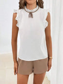 Conjunto Celeste Blusinha e Short Algodão