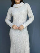 Vestido Longo Judite Tricô