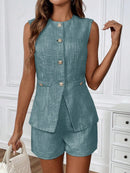 Conjunto de Colete e Shorts Ana