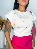 Blusinha Corações