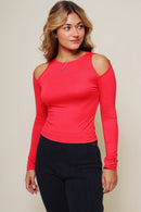 Blusinha Longa Ombro Vazado Kali