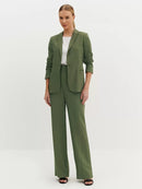 Blazer de Alfaiataria Ingrid + Calça Wide Leg