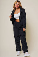 Conjunto Jaqueta Cropped Corta Vento