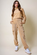 Conjunto Jogger Cargo Areia
