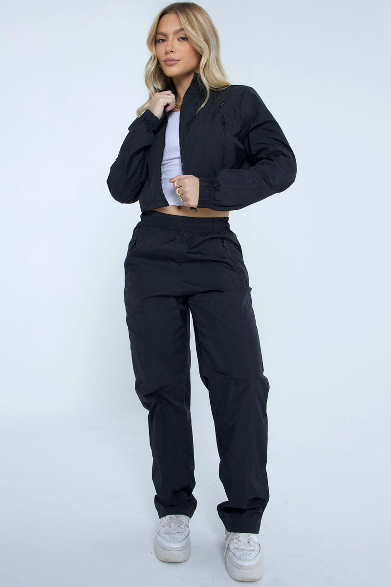 Conjunto Jaqueta Cropped Corta Vento