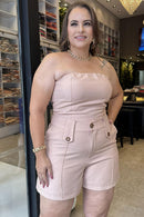 Conjunto Alda Colete Cropped e Short