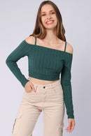 Blusinha Manga Longa Touch Verde