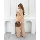 Blazer + Calça Virginia Bege