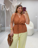 Blusa Colete Transpassada Lena