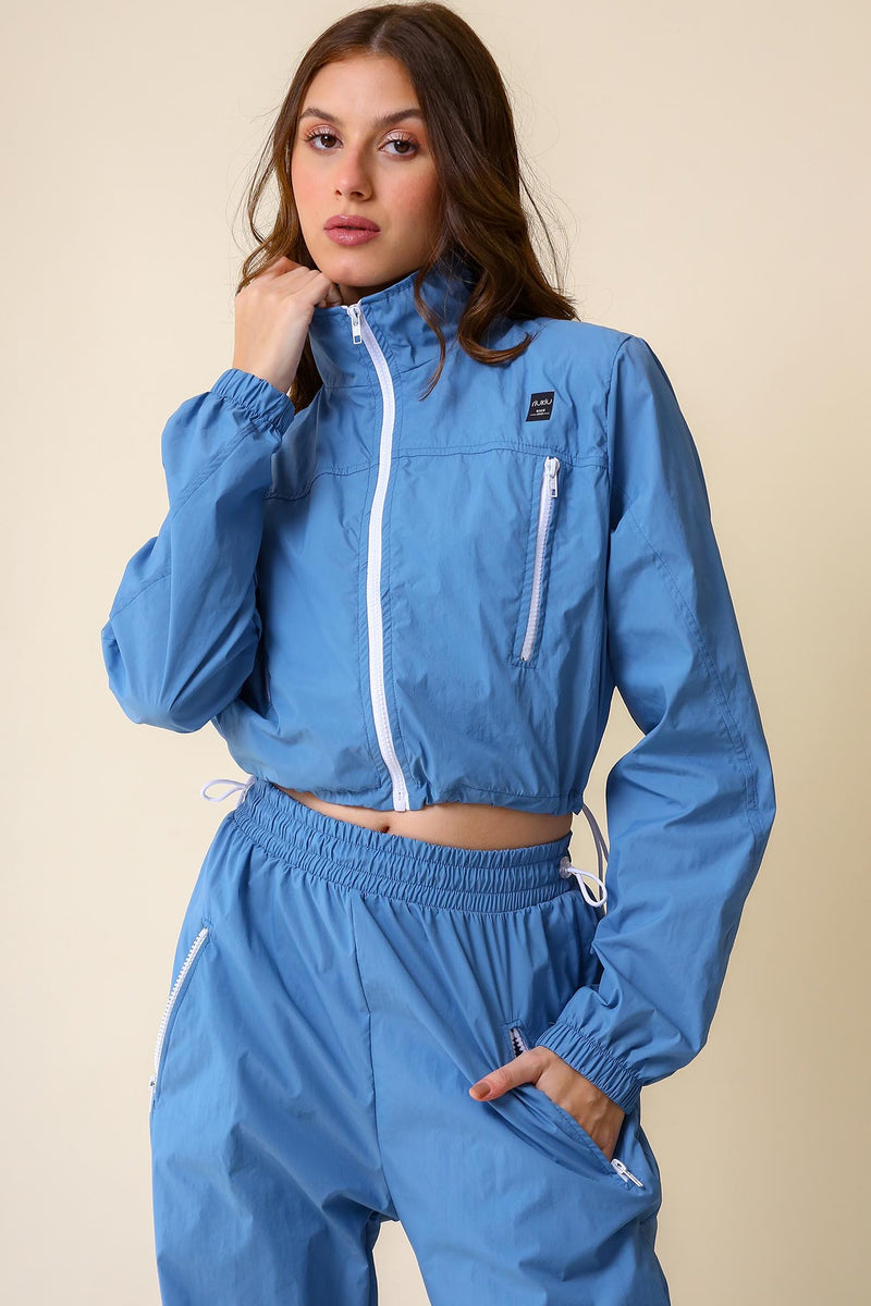 Conjunto Jaqueta Cropped Corta Vento