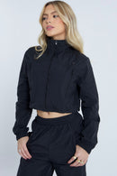 Conjunto Jaqueta Cropped Corta Vento