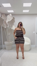 Conjunto Listrado Tricot