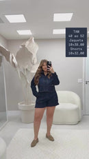 Conjunto Jeans Feminino