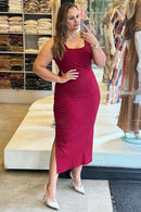 Vestido Rute Tubinho Canelado