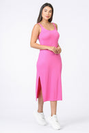 Vestido Midi Charlotte Rosa