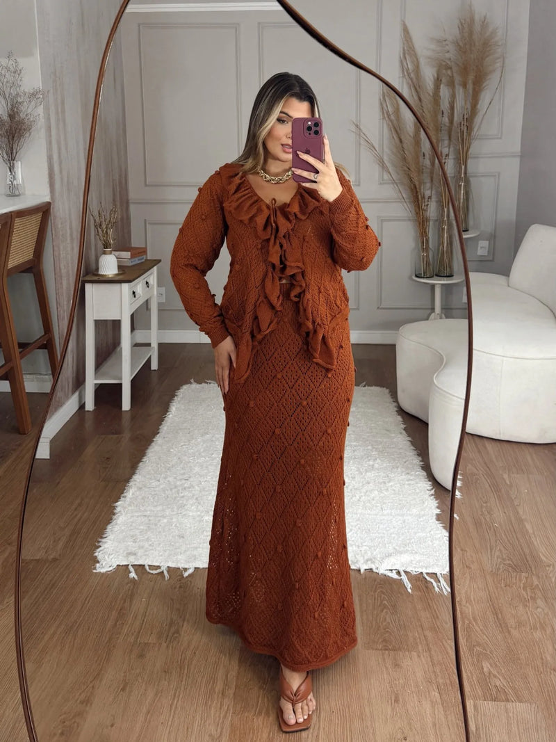Vestido Isa Lima Tricot