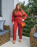 Conjunto Alfaiataria Telha